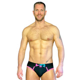 Black/Pink Neon Brief